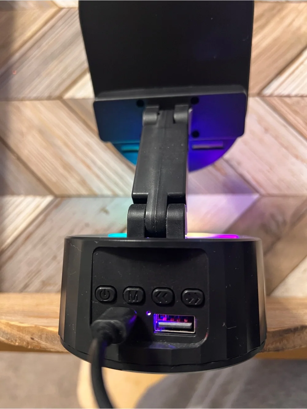 Bluetooth LED Phone Stand - EUC